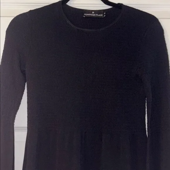 Tuckernuck POMANDER PLACE Black Brielle Sweater Dress Tuckernuck POMANDER PLACE Black Brielle Sweater Dress